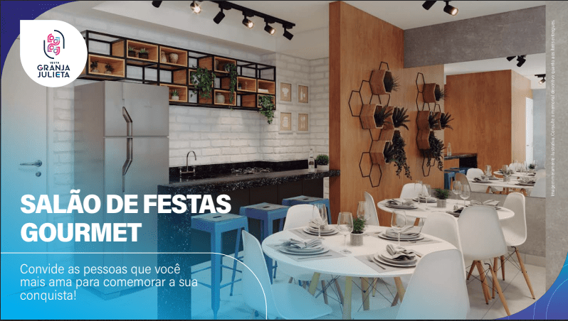 salão de festas gourmet – Luciana Sanita